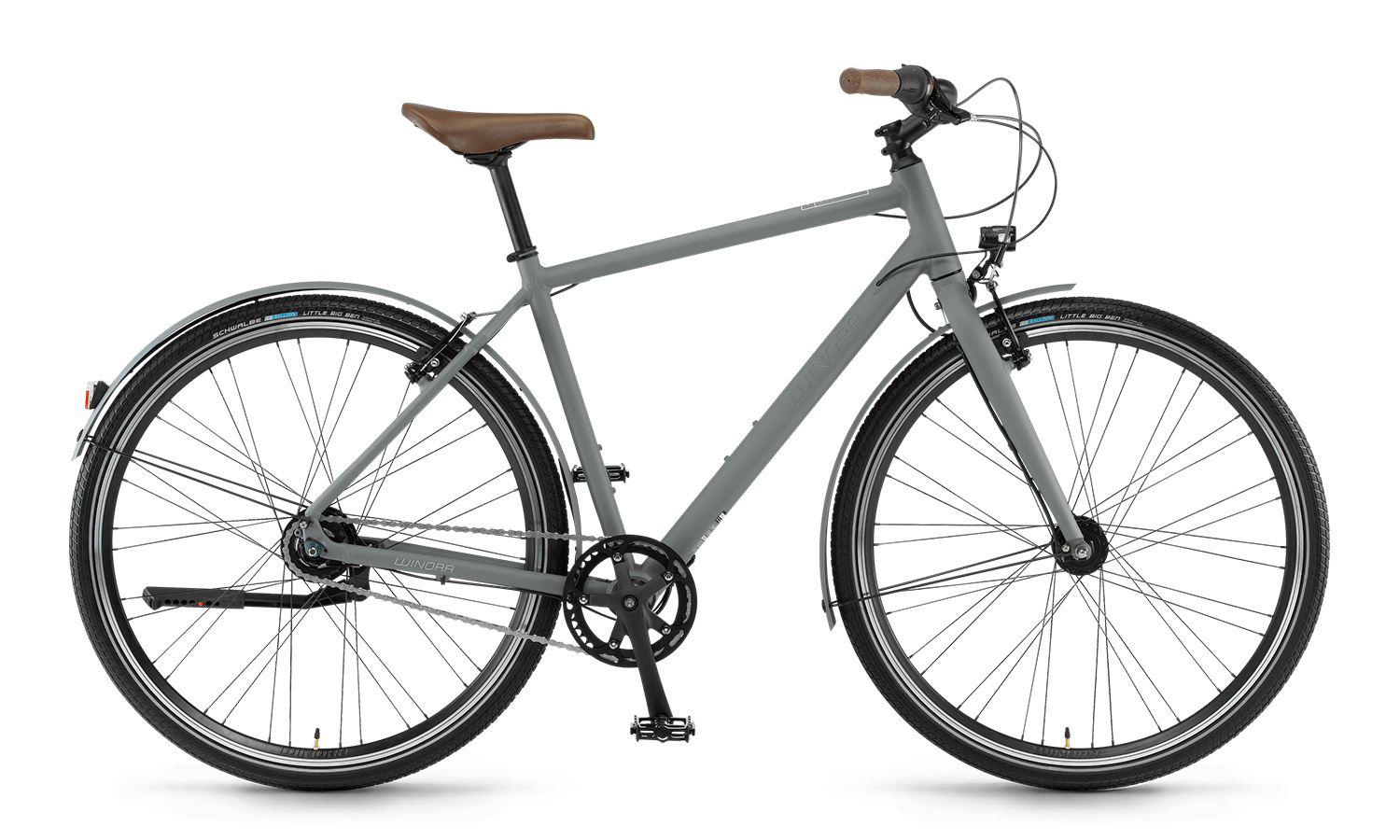 Фотография Велосипед Winora Aruba Men 28" размер L 2019 Серый